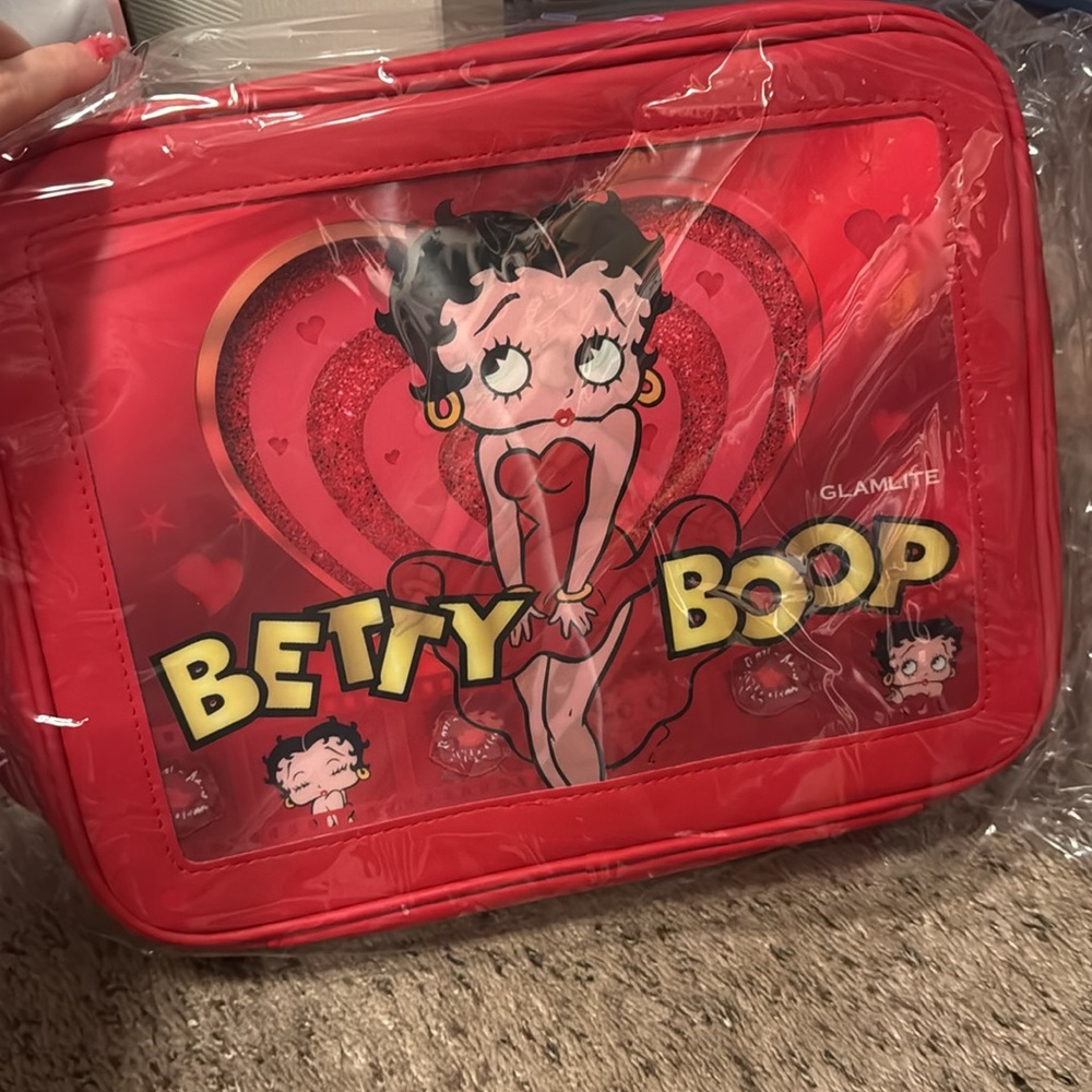 Brand new glamlite lenticular motion makeup bag